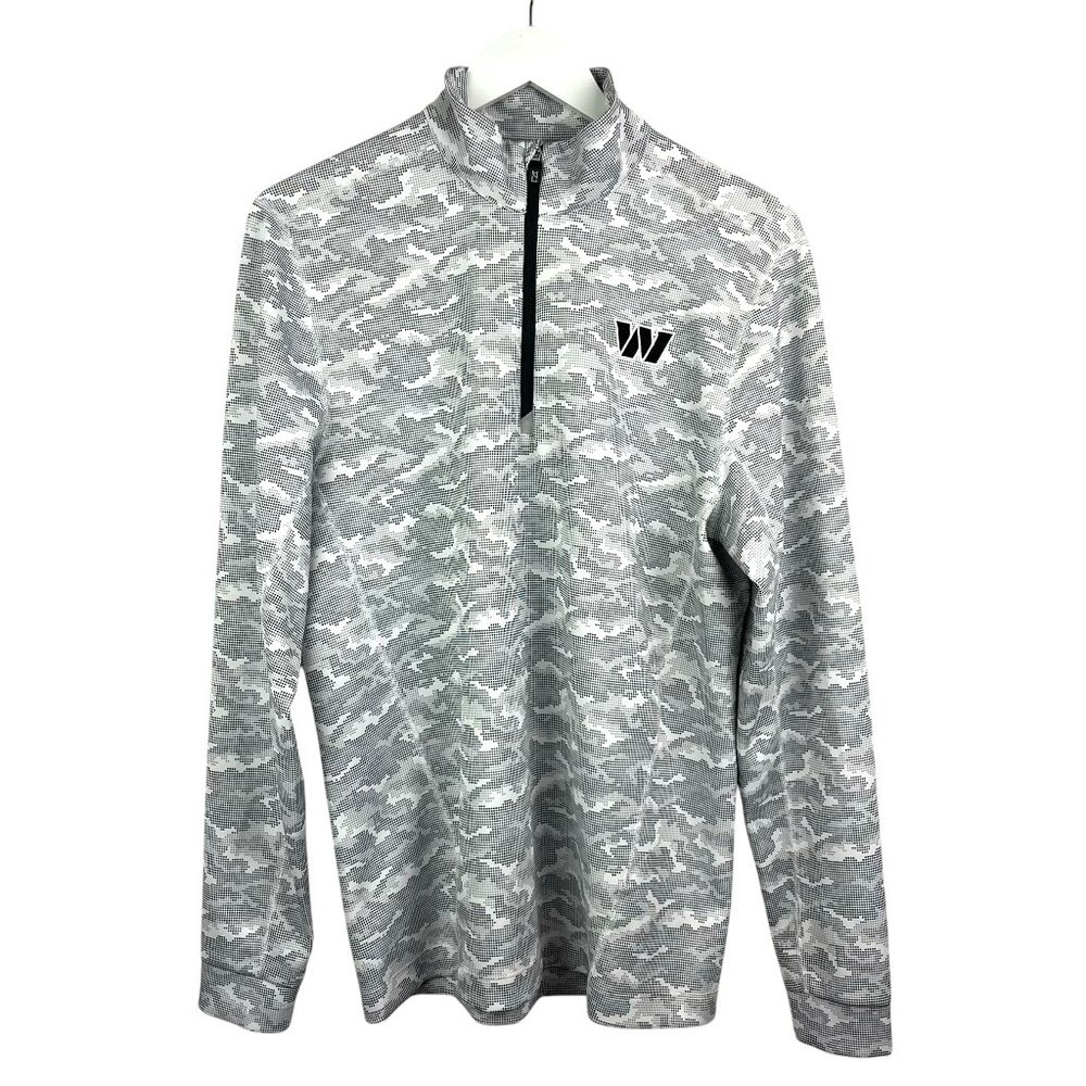 Cutter And Buck Pullover Womens Small Gray Washington Huskies Digital Camo